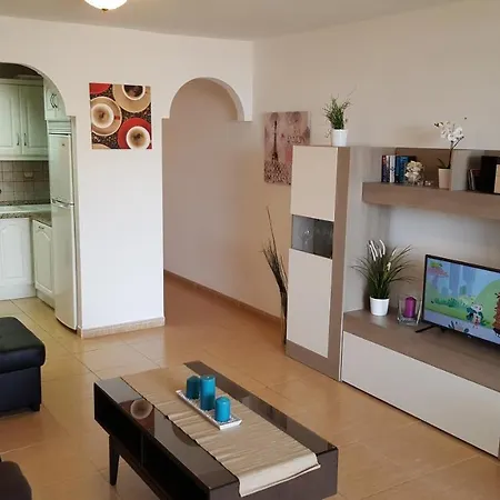 Apartment Jacaranda Close To The Beach, Sea-View, Pool, Wifi, Sat-Tv Arona  Buitenkant foto