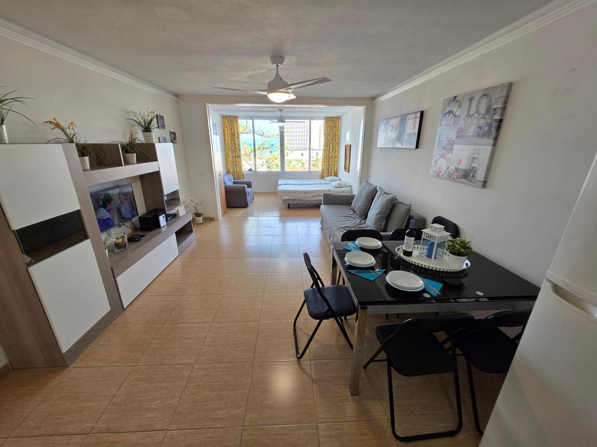 Jacaranda Close To The Beach, Sea-view, Pool, Wifi, Sat-tv Apartment Arona (Tenerife)